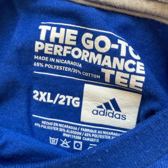 Adidas Blue Shirt - Picture 3 of 4